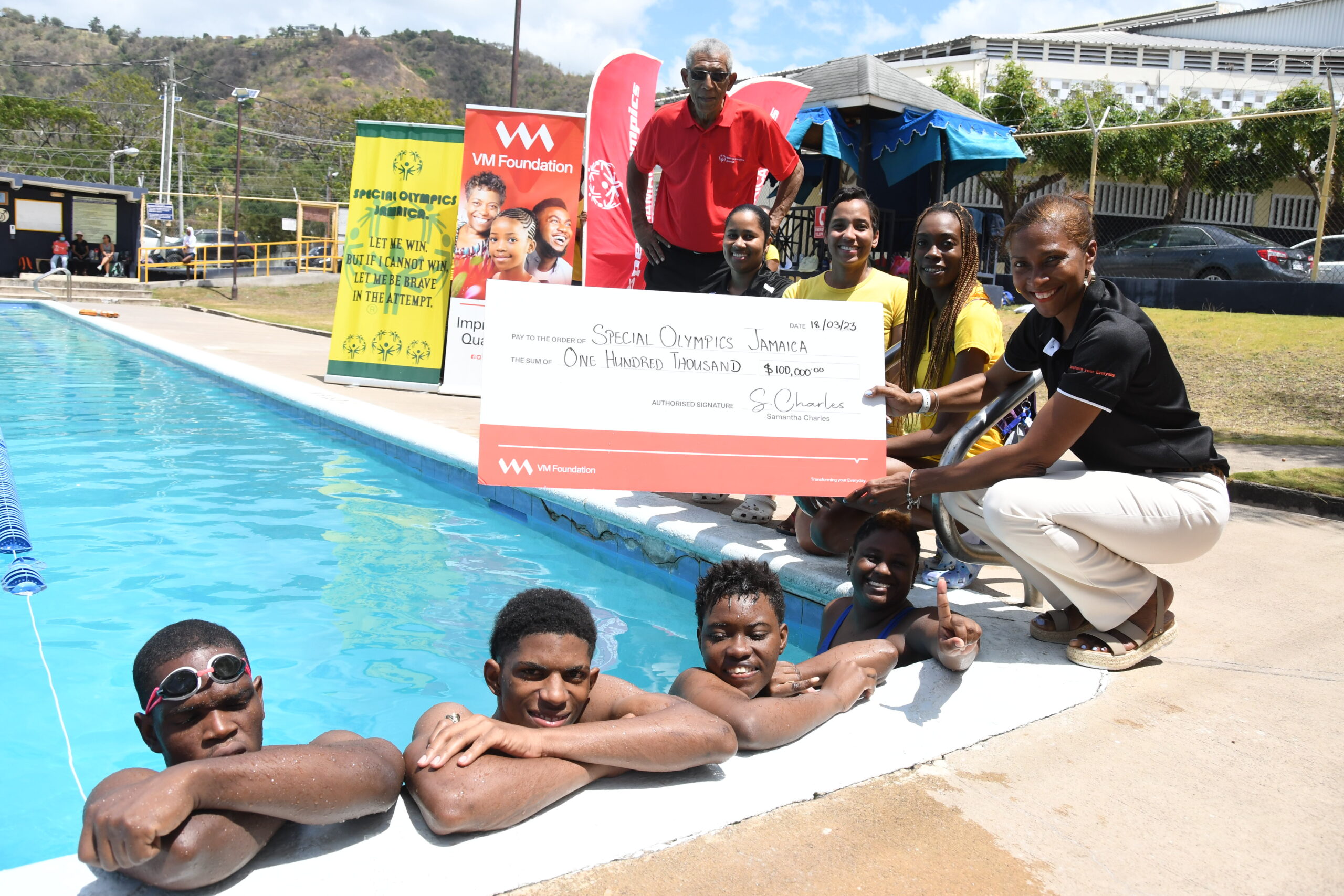 Special Olympics Jamaica VM Foundation's support VM Group